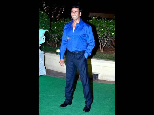 Akshay Kumar also made his presence felt at the function.