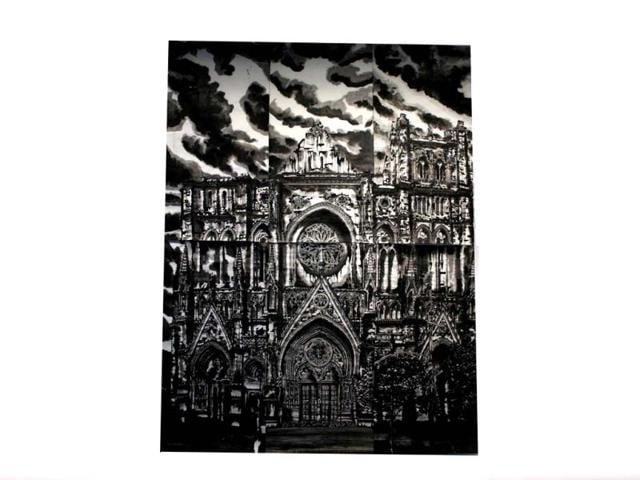 The experience of his numerous journeys in India, and particularly at Benares, marked an essential stage to his approach which places his paintings in the heart of a different culture, in a concentration close to the realm of meditation.