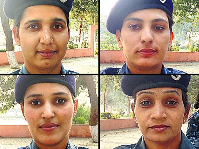 Specially-trained-women-recruits-aged-between-20-and-40-years-deployed-round-the-clock-across-Gurgaon-to-check-incidents-of-harassment-HT-Photo Specially-trained-women-recruits-aged-between-20-and-40-years-deployed-round-the-clock-across-Gurgaon-to-check-incidents-of-harassment-HT-Photo