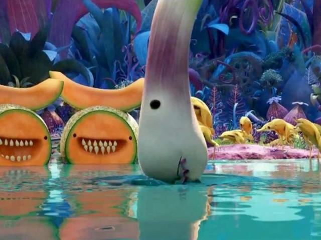 Just a wee bit creepy, don't you think?Cloudy 2 appears to have many such animals in store for you. 
