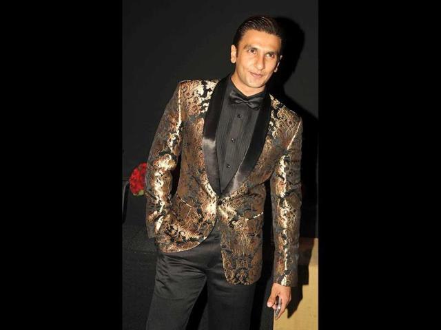 Deepika's alleged boyfriend Ranveer Singh was also present at the party.