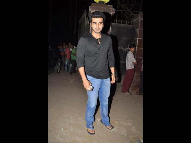 Arjun Kapoor also came to watch the film.