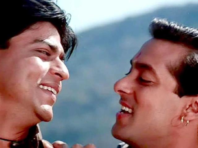 Karan-Arjun had both Salman and Shah Rukh in the lead. Salman played the role of Arjun, Shah Rukh Khan's brother.