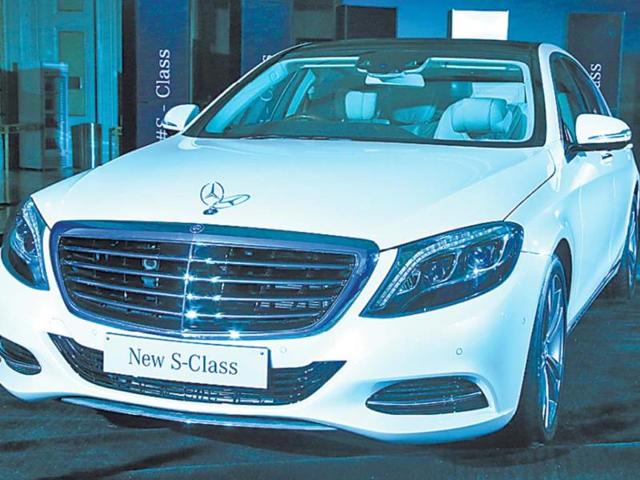 The-Mercedes-Benz-S500-which-was-launched-in-New-Delhi-on-Wednesday-Photo-HT-Sonu-Mehta The-Mercedes-Benz-S500-which-was-launched-in-New-Delhi-on-Wednesday-Photo-HT-Sonu-Mehta