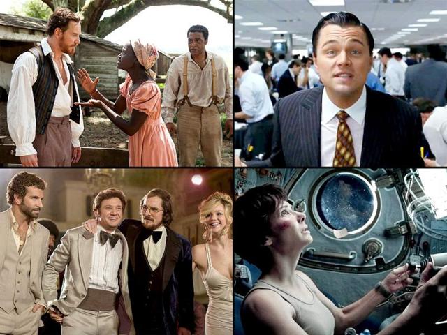 Best Director: Alfonso Cuarón (Gravity), Steve McQueen (12 Years A Slave), David O Russell (American Hustle) and Martin Scorsese (The Wolf Of Wall Street).