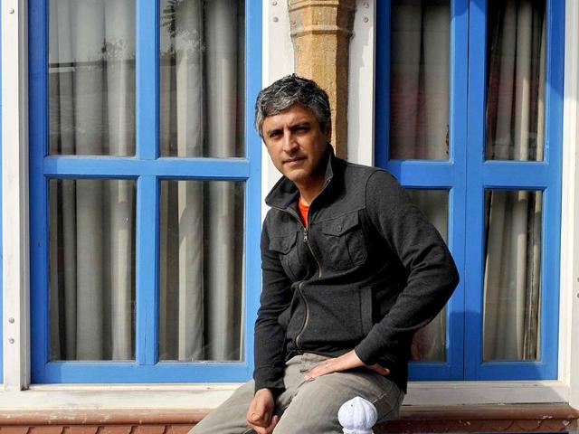 Iranian-American author and religious scholar Reza Aslan at Diggi palace grounds.