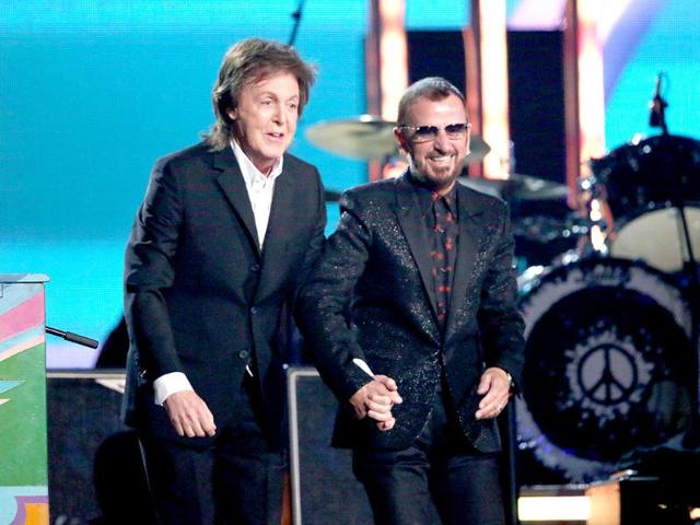 A rare collaboration between the two surviving Beatles, Paul McCartney and Ringo Starr.