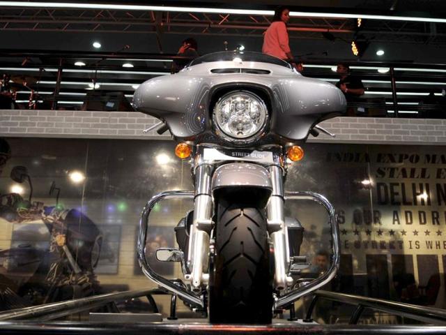 Harley-Davidson India cheapest cruiser, Street 750. (Burhaan Kinu/Hindustan Times)