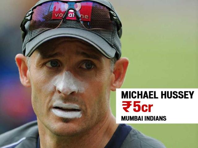 Michael Hussey, picked up by Mumbai India riders for Rs 5 cr. (Agency Photo)