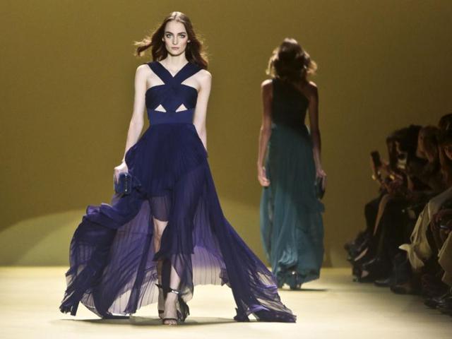 Fashion from the J Mendel Fall 2014 collection is modeled during New York Fashion Week. (AP) Fashion from the J Mendel Fall 2014 collection is modeled during New York Fashion Week. (AP)
