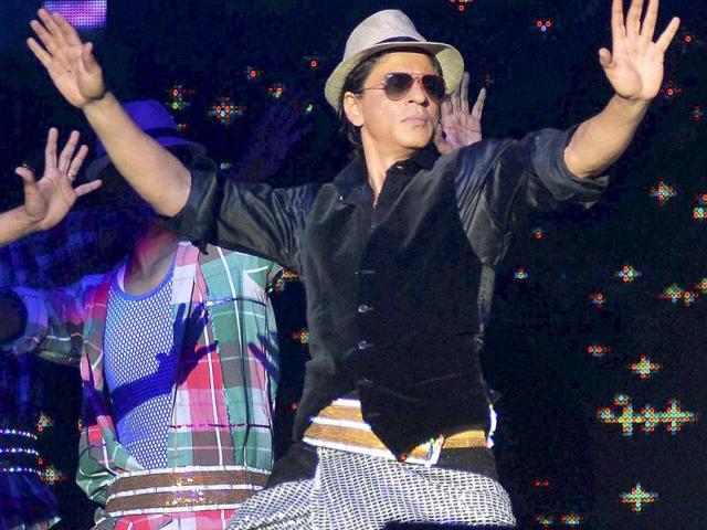 Shah Rukh Khan performs in Kuala Lumpur. (PTI Photo)
