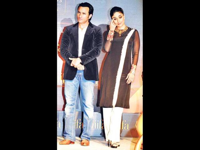 Saif Ali Khan and Kareena Kapoor Khan spotted together.