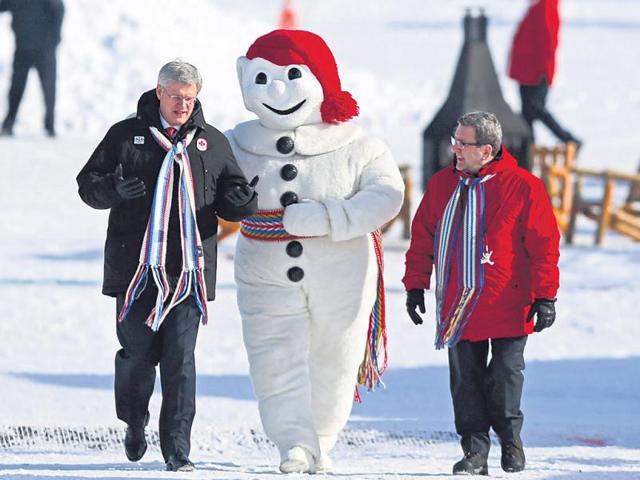 Quebec Winter Carnival, Canada (January-February) | The tradition started during the French colonisation. Winter sports, canoe and sled dog races as well as snow sculptures form an integral part of the celebrations. Quebec Winter Carnival, Canada (January-February) | The tradition started during the French colonisation. Winter sports, canoe and sled dog races as well as snow sculptures form an integral part of the celebrations.