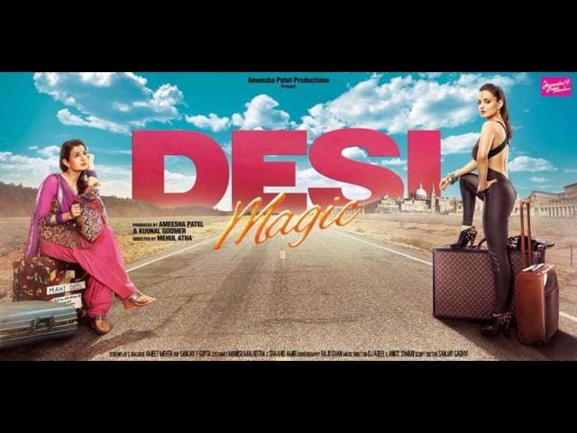 Ameesha Patel Back With A Double Role In Desi Magic Hindustan Times Check out the latest news about ameesha patel's desi magic movie desi magic is a romantic comedy movie in which ameesha will be seen in 'desi' and a 'spunky'. ameesha patel back with a double role