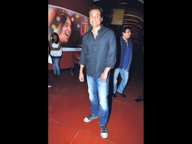 Bobby Deol at a promotional event for Queen.