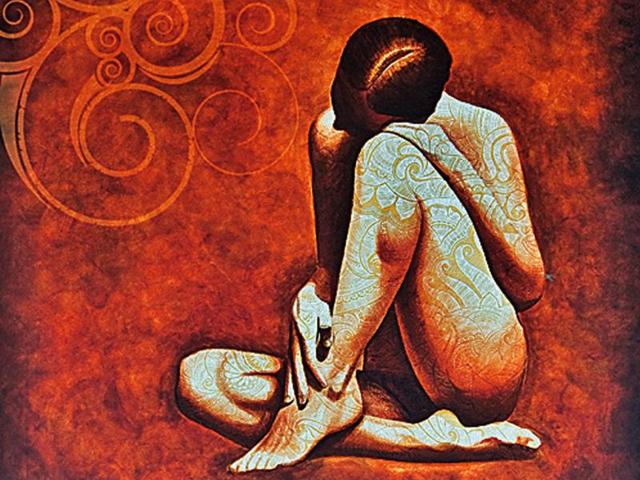 Arrogate Oomph by Anushka and Mukesh, will be shown in a ­five-day exhibition titled Romanticists 2 at India Habitat Centre, Delhi, that will exhibit works of 13 renowned artists.