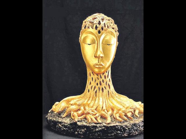 Pattrini, a bronze sculpture by Sonia Sareen, will be shown in a ­five-day exhibition titled Romanticists 2 at India Habitat Centre, Delhi, that will exhibit works of 13 renowned artists.
