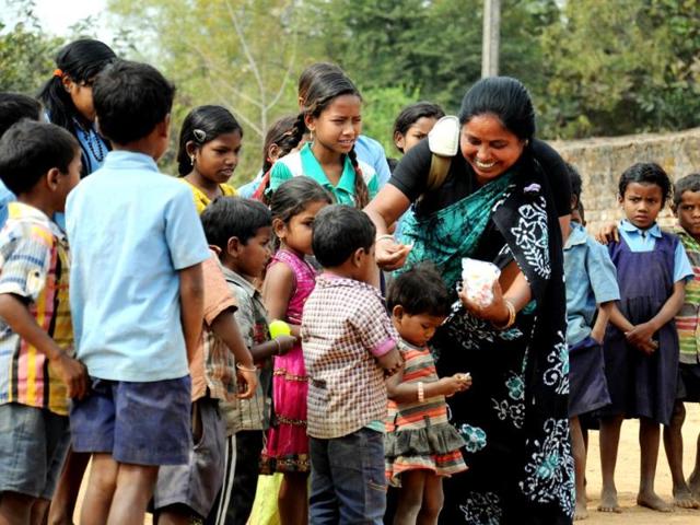 Rajim-Tandi-decided-to-make-women-in-her-community-speak-up-against-domestic-violence-and-turned-activist-Pradeep-Dadsena-HT-Photo Rajim-Tandi-decided-to-make-women-in-her-community-speak-up-against-domestic-violence-and-turned-activist-Pradeep-Dadsena-HT-Photo