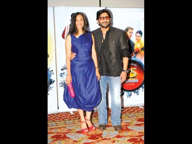 Maria Goretti and Arshad Warsi (HT Photo/Prodip Guha)