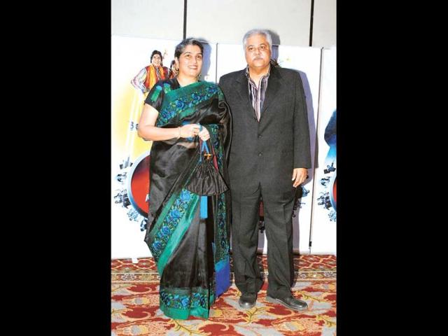 Madhu and Satish Shah (HT Photo/Prodip Guha)