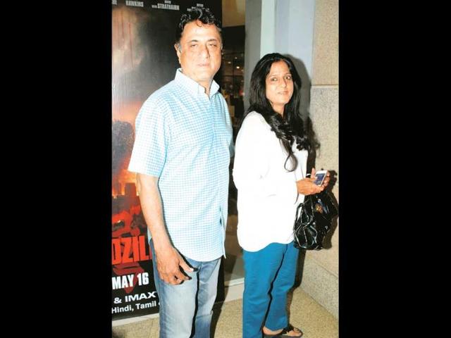 Harman Baweja's dad Harry Baweja was also there. (HT Photo/Prodip Guha)