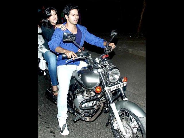 "I rode the bike for the first time and I can't tell you the hate mail I have got from various women for riding on a bike with Varun," said producer Ekta Kapoor.