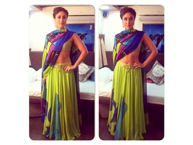 Kareena Kapoor 's latest look for Gabbar.