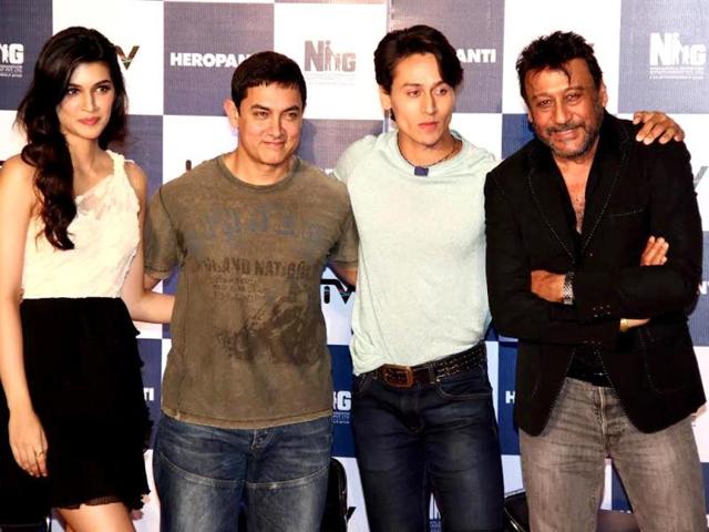 Jakie Shroff Hero Ka Sex - Aamir Khan at Heropanti trailer launch | Hindustan Times