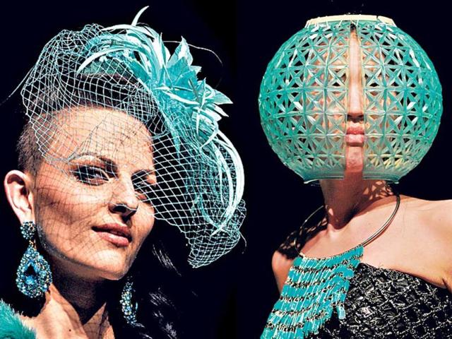 Amapo’s creation on Brazilian runway and emerald touch on Bishkek ramp.