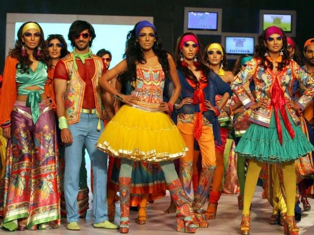 Models display the creations by designer Rizwan Beyg at a fashion show organized by the Pakistan Fashion Designers Council in Lahore, Pakistan. (AP Photo) Models display the creations by designer Rizwan Beyg at a fashion show organized by the Pakistan Fashion Designers Council in Lahore, Pakistan. (AP Photo)