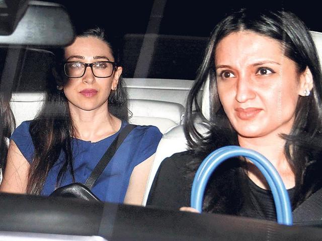 Karisma Kapoor and Anu Dewan spotted in Mumbai.