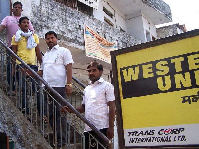 A-group-of-men-from-Azamgarh-who-work-in-Southwest-Asia-going-out-for-poll-campaigning-in-the-town-Pankaj-Jaiswal-HT-photo