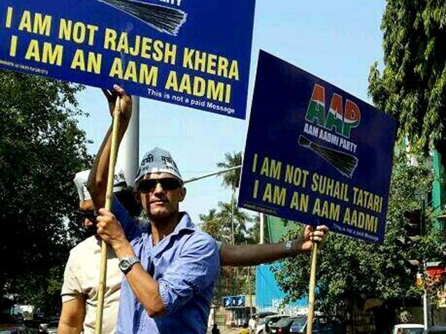 TV actor, Rajesh Khera, of Jasi Jaisi Koi Nahi fame, supports Aam Admi Party.