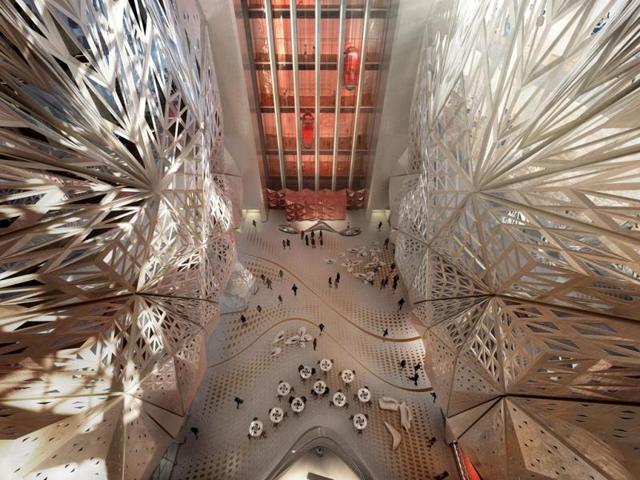 City of Dreams Hotel Tower: the tower will become the fifth property developed by Melco Crown Entertainment and feature meeting and event facilities, gaming rooms, a bright, airy lobby atrium, restaurants, spa and sky pool. (AFP)