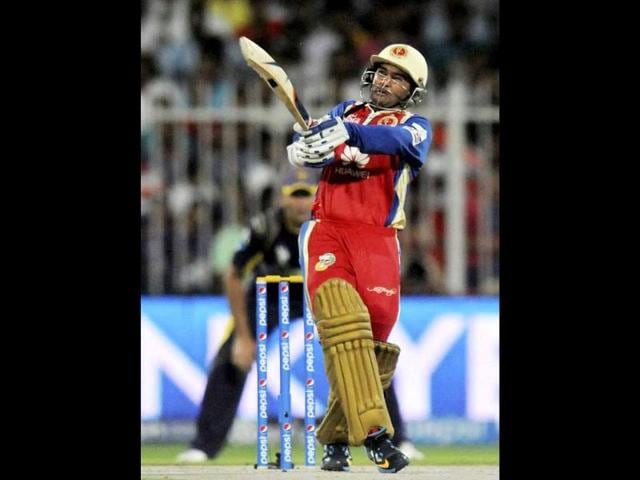 Parthiv Patel of the Royal Challengers Bangalore bats during an IPL 7 match against Kolkata Knight Riders in Sharjah. (PTI Photo)