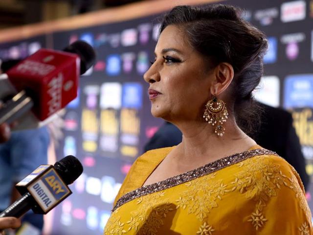 Shabana Azmi during the press conference. (AFP)