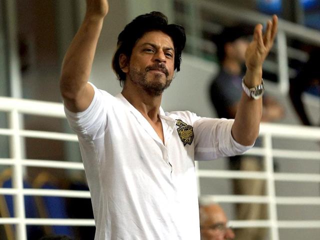 Shah Rukh Khan, owner of Kolkata Knight Riders, during the IPL 2014. (PTI Photo)