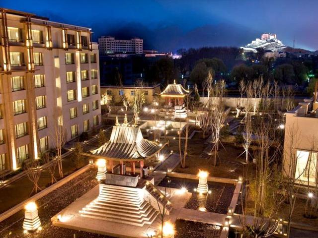 High in the clouds, surrounded by the Himalayan mountains, the Shangri-La Lhasa is set 3,650 meters (11,975 feet) above sea level -- an opening billed as the brand’s spiritual homecoming. The mystical Buddhist heartland has become an increasingly popular destination on many a bucket list, particularly for intrepid globetrotters who’ve already ticked off Paris and New York and are looking for the final frontier in travel. Take a tour of Tibet's latest luxury hotel opening. (All pics: AFP)