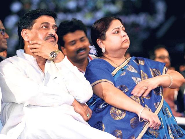 Ashok Chavan attended a musical tribute ceremony in memory of Sri Sathya Sai Baba in Mumbai.