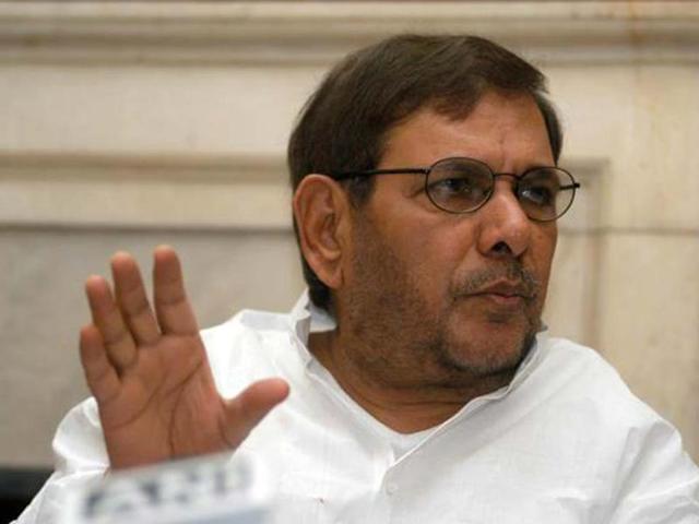 A file photo of JD(U) president Sharad Yadav. (HT photo)