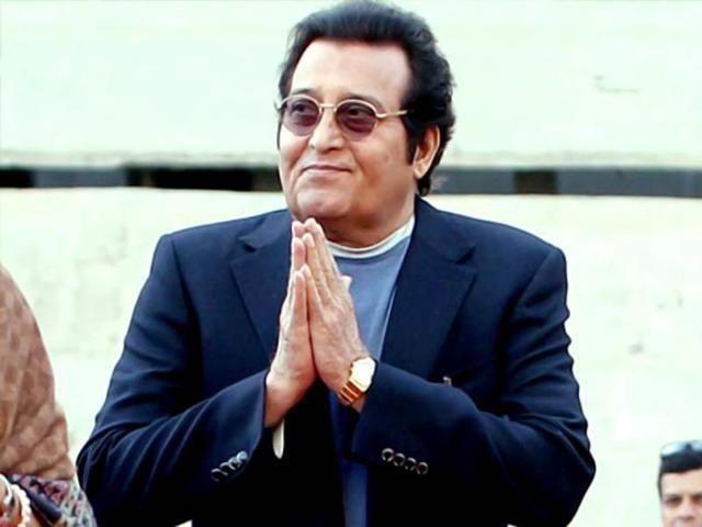 BJP leader and actor Vinod Khanna arrives at the party's national executive in New Delhi. (PTI photo)