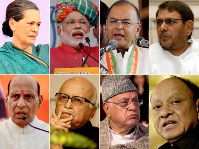 A combination picture of eight key candidates in the fray for the Lok Sabha elections, phase 7. (Agencies)