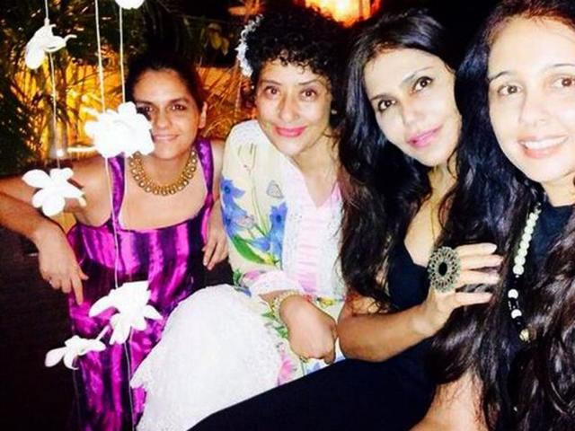 Manisha Koirala's get together with friends.