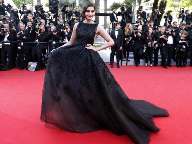 The Ranjhanaa star debuted at Cannes in 2011 and turned heads for her her excellent fashion sense be it the white Jean Paul Gaultier couture she wore in 2011, the Alexander McQueen black lacy gown in 2012 or the statement kundan nath she sported last year. The Ranjhanaa star debuted at Cannes in 2011 and turned heads for her her excellent fashion sense be it the white Jean Paul Gaultier couture she wore in 2011, the Alexander McQueen black lacy gown in 2012 or the statement kundan nath she sported last year.