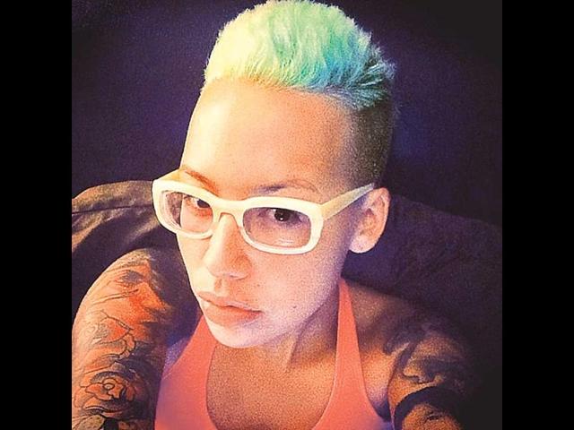 The hottest trend in the market right now is hair chalks — available on some online ­portals but difficult to find in stores, these chalks can give you fun-coloured hair, that too on a temporary basis. (Agency Photo)In picture: Amber Rose The hottest trend in the market right now is hair chalks — available on some online ­portals but difficult to find in stores, these chalks can give you fun-coloured hair, that too on a temporary basis. (Agency Photo)In picture: Amber Rose