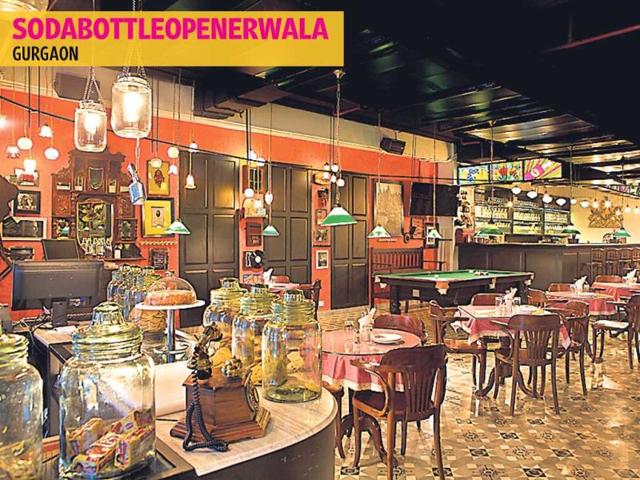 This place is a tribute to a typical Bombay-Irani café with all its idiosyncrasies in place, inexpensive food, eccentric owners and distinctive menus. The owners took inspiration from a Parsi couple they once knew — Mr Rustom Soda Bottle Opener Wala and his fiesty wife.CUISINE: Iranian and Parsi.