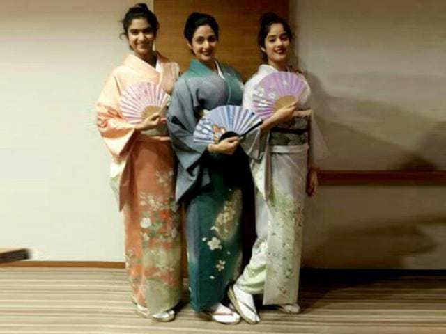 'Sushi Devis' in Tokyo for the screening of Sridevi's film English Vinglish. (Photo Courtesy: Twitter)