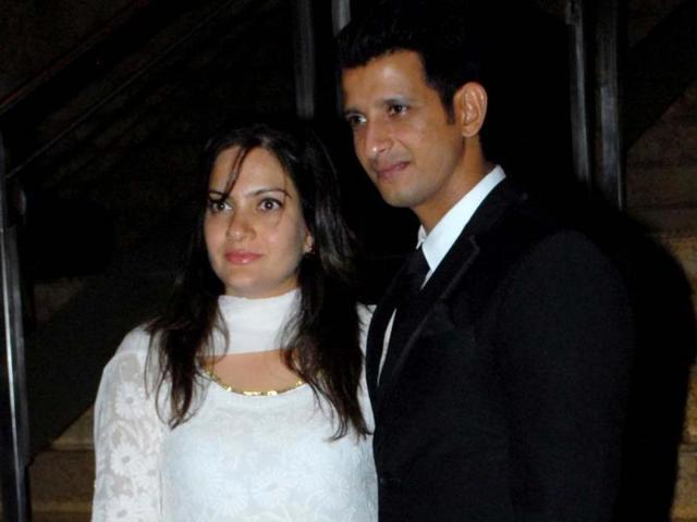 Sharman Joshi with wife Prerana Chopra.