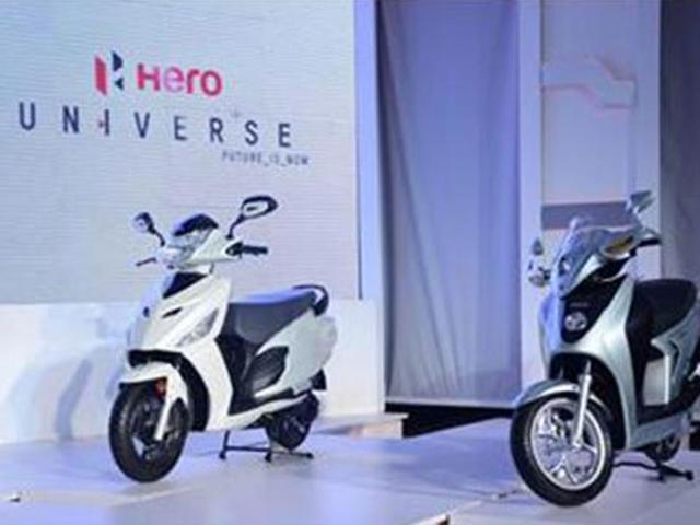 Hero hybrid scooter shop