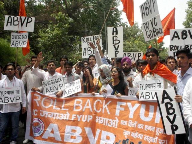 ABVP Prepares List Of Candidates For DUSU Elections-ABVP ने डूसू चुनावों के  लिए उम्मीदवारों की सूची की तैयार, इन 17 में से चुने जाएंगे आखिर 4 कैंडिडेट  | दिल्ली News, Times Now ...